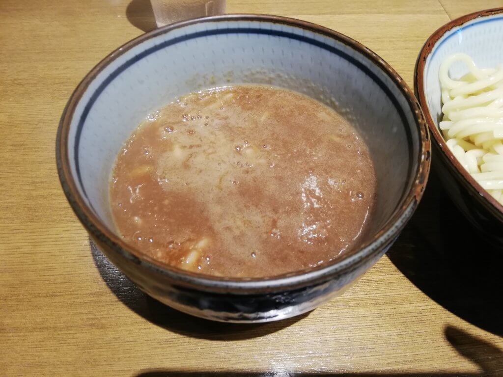 つけ麺鼈のスープの写真